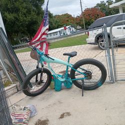 Bike with (brand new tires) wired (Ready to take a battery).