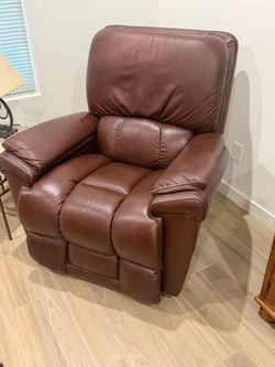 Lazy boy leather recliner