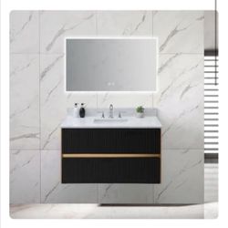New-Pre-Drilled Three Holes Engineered Stone 42-Inches x 22-Inches