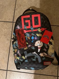Spray ground backpack