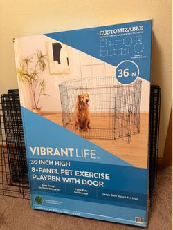 Wire Foldable Dog & Cat Exercise Pen