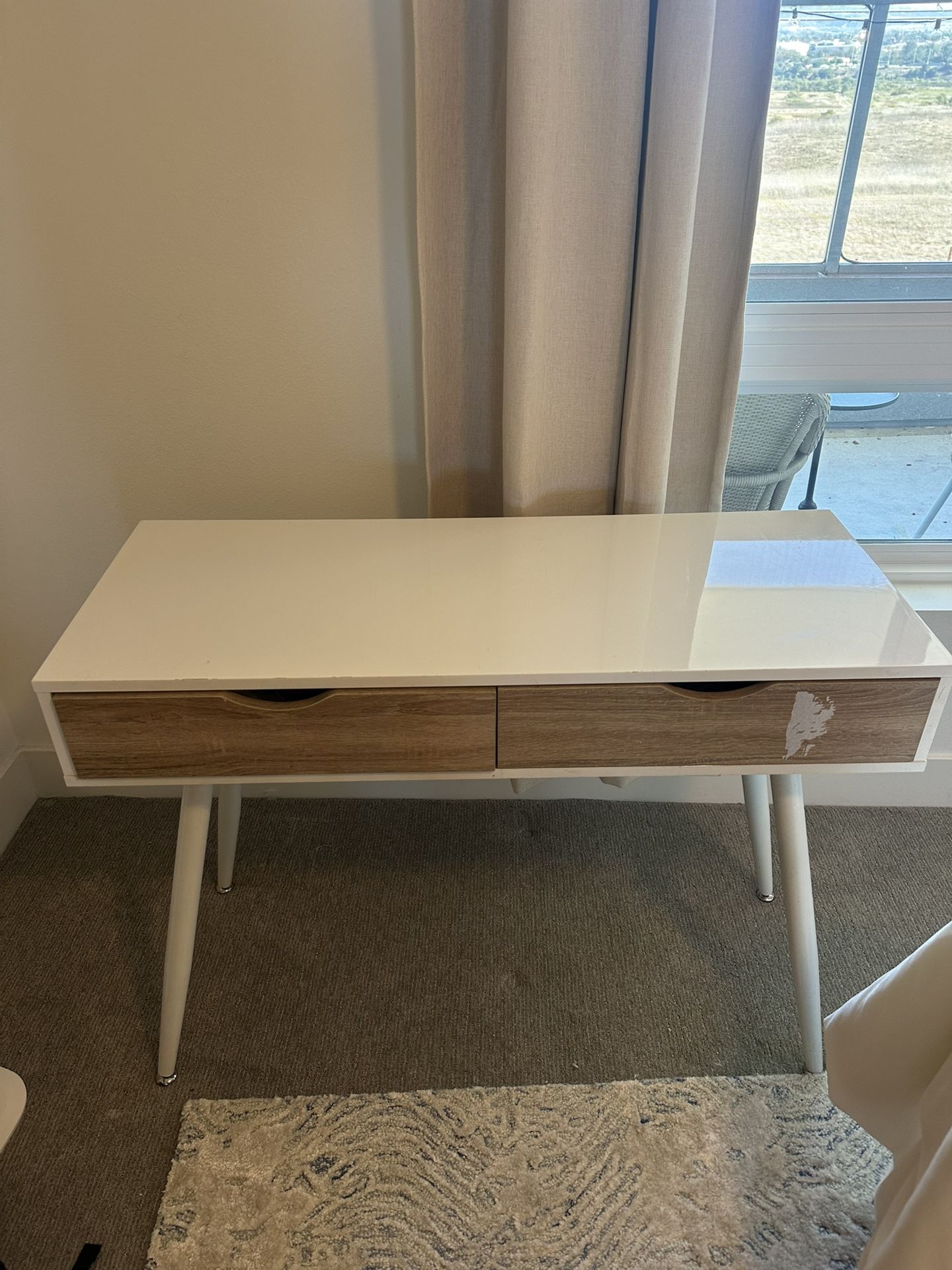 White Vanity / Desk – $50 (Must Go by 10/24)