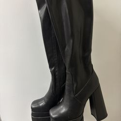 Knee High Leather Boots