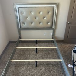Full Size Bed Frame W/ Box Spring 