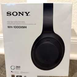 Sony Wireless Noise Canceling Headphones Stereo Headset WH-1000XM4 New In Box