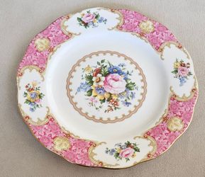 1944 Royal Albert - Lady Carlyle - Salad Plate - 8" - Fast Shipping