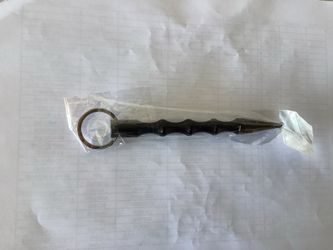 Black Key Chain 5 1/4 “ Black