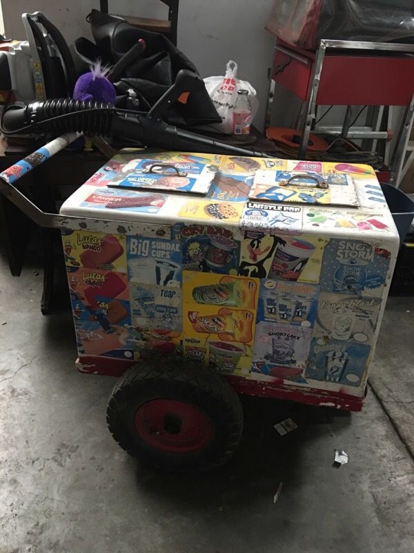 Ice cream cart only one left