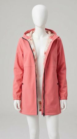 New Girls Spring Raincoat With Hood