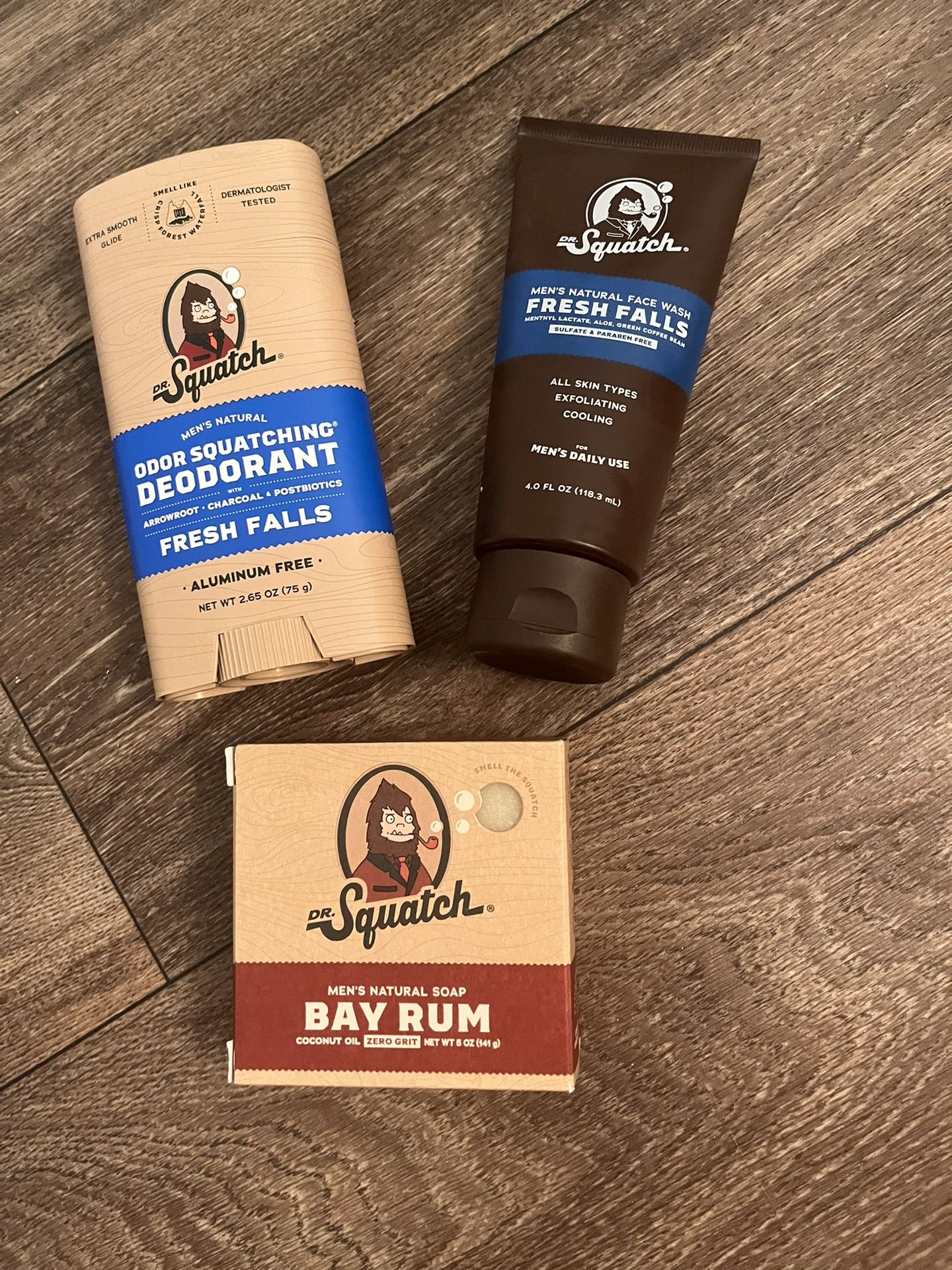 Dr Squatch Deodorant/soap/facewash