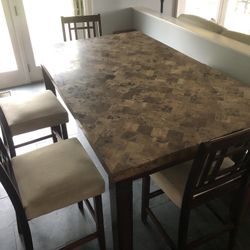 Table 4 Chairs and Bench 