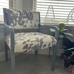 Cow Print Accent Chair