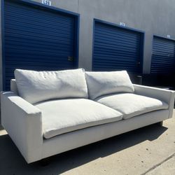 West Elm, Harmony Off White Couch 🛻 Delivery Available🛻