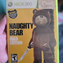 Naughty Bear Gold Edition Xbox 360 - USED