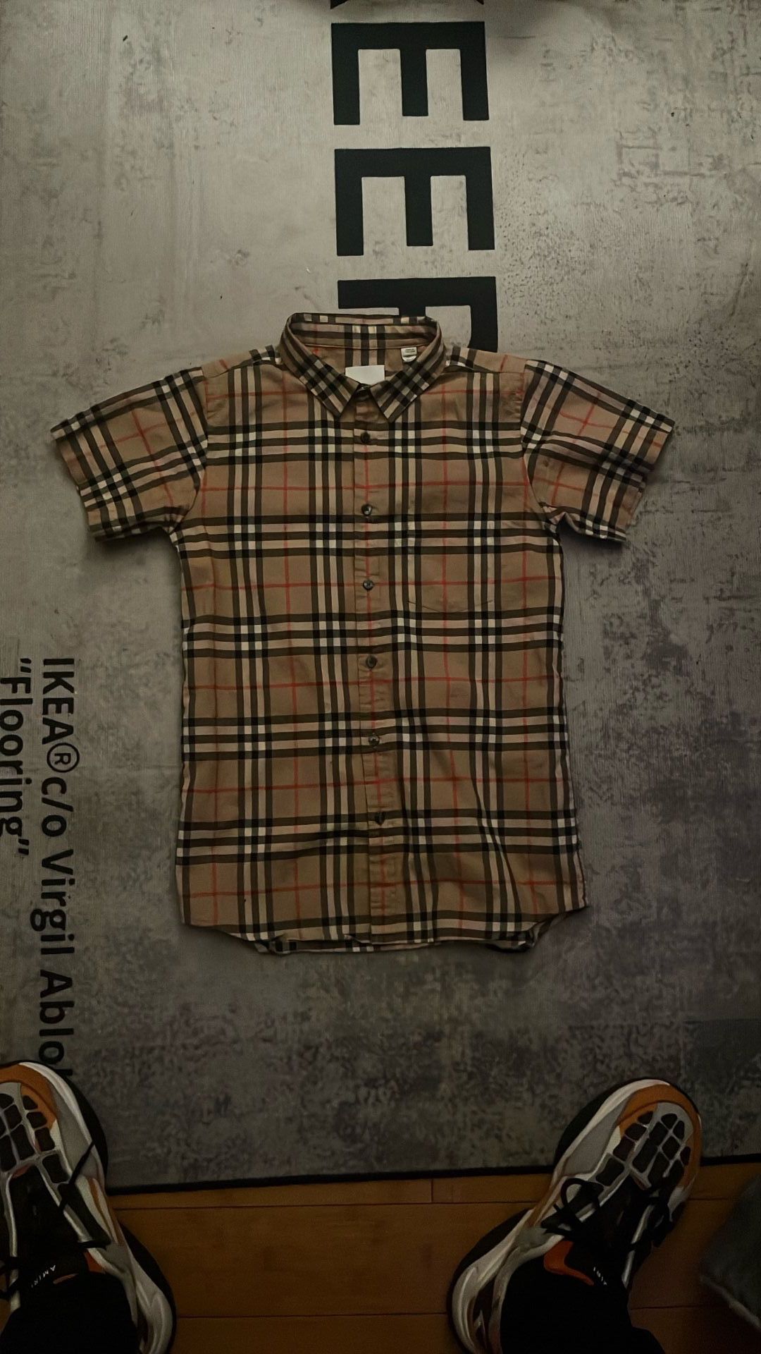 Burberry button up shirt
