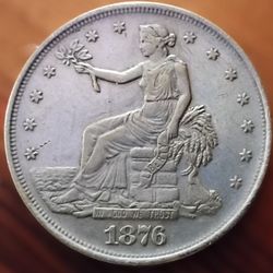 1876 US CC Trade Dollar