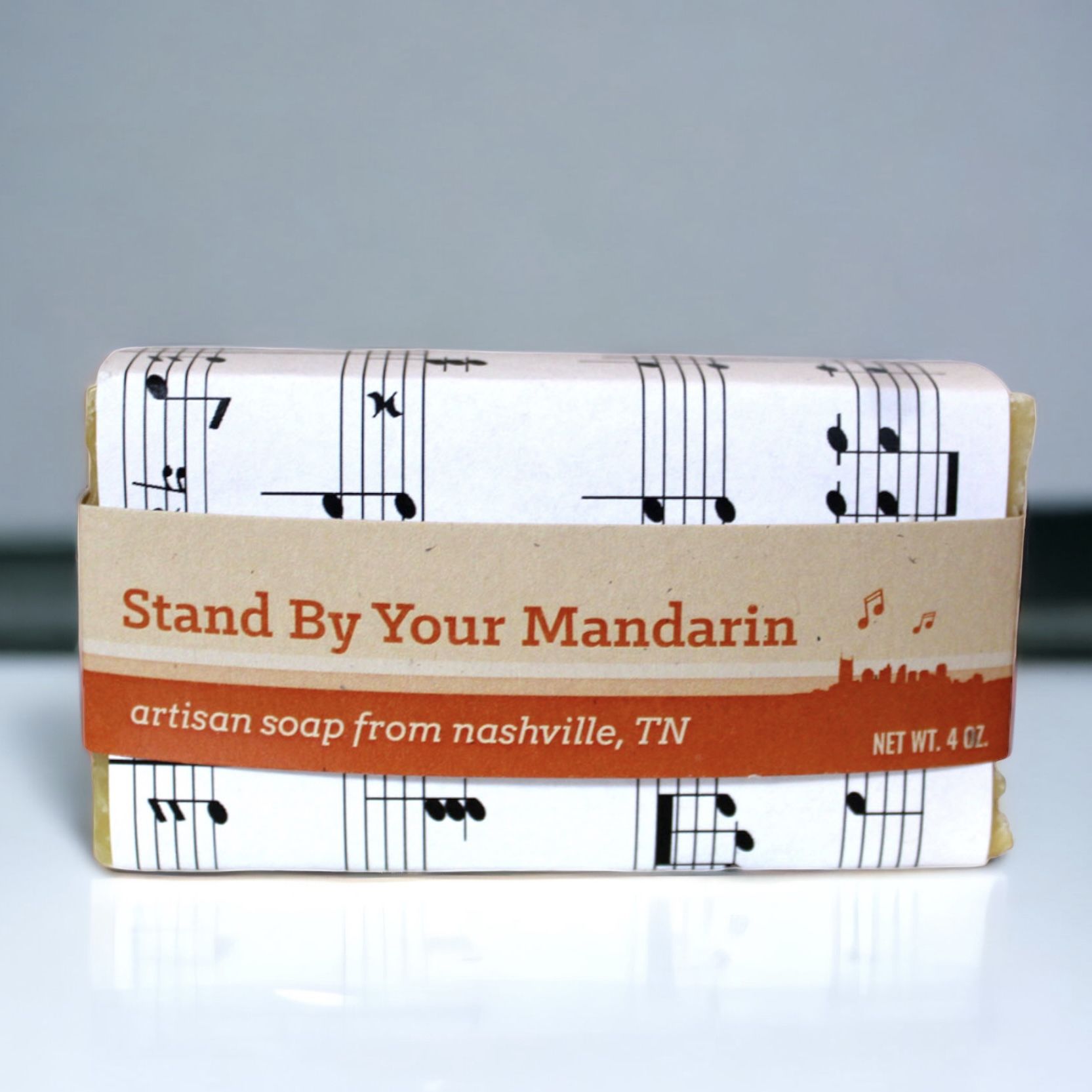 Stand By Your Mandarin Music City Suds Soap Nashville Artisan Bar Soap 4oz.