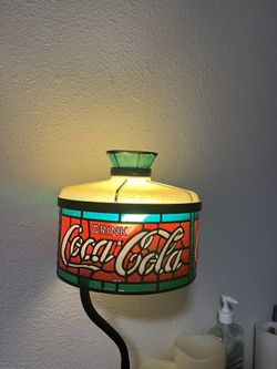 Coca Cola tiffany lamp shade