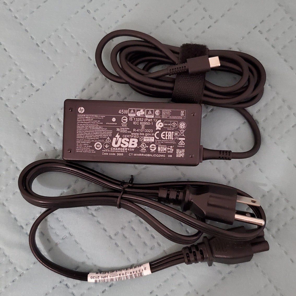 Original HP 45W Laptop AC Power Supply Charger Adapter USB-C connector Ig