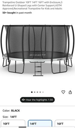 Trampoline brand new