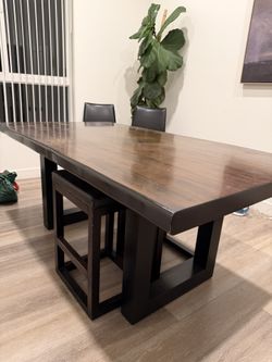 Wooden dining table 