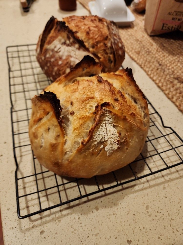 Sourdough Starter With Dough Hook, Bread Scoring Knife, Dough Scraper 