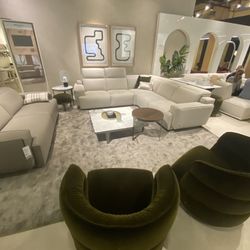 Natuzzi Sofa Leather 