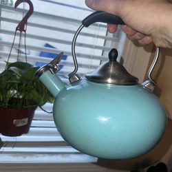 Cute Blue Water Kettle Boiler