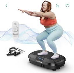 FLYBIRD Vibration Plate- 4D & Oscillation Two Types Vibration Platform, Whole Body Workout Vibration Plate Exercise Machine for Bone Density Building