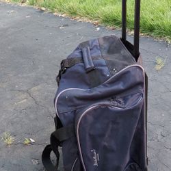 Cloths Duffle Bag with Wheels & Handle - Eddie Baure