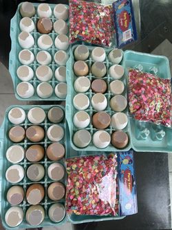 Egg Shells And Confetti
