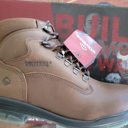 Steal Toe Work Boots Wolverine Brand 