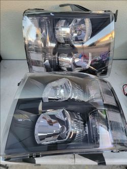 Chevrolet Silverado 2007-2013 Headlights Luces Micas Calaveras Faros Faroles Focos Headlamps Chevy