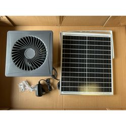 25 watt Solar Power Fan with Solar panel