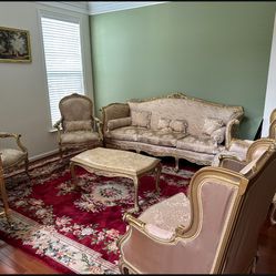 Egyptian gold salon/living room set