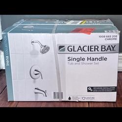 Glacier Bay Irena Single-Handle 6-Spray Tub and Shower Faucet in Polished Chrome