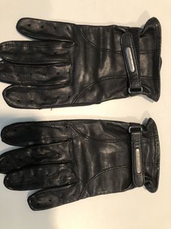 Harley Davidson leather riding gloves