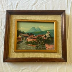 Painting Or Reprint Of Houses