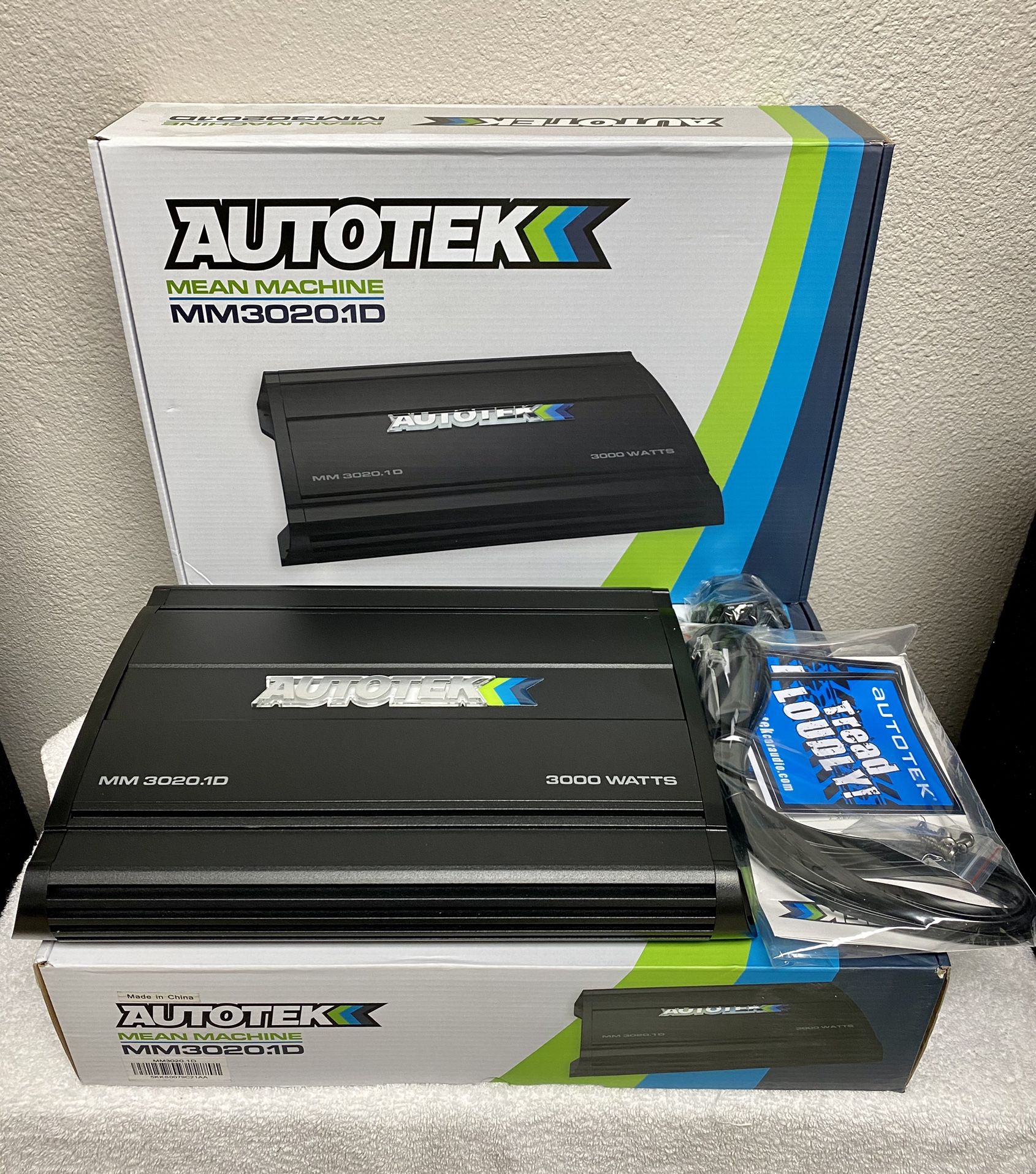 New Autotek 3000 Watts Monoblock Car Audio Bass Amplifier w/ Remote Bass Knob {No Credit Easy