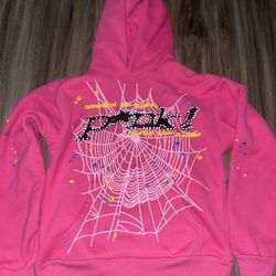 Sp5der pink Hoodie