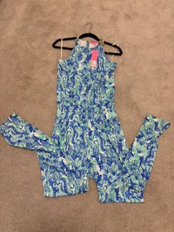 Lilly Pulitzer Keeran Jumpsuit NWT $188 SZ S