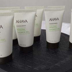 3 Ahava Deadsea Water Mineral Shower Gel 1.3 fl.oz/40 ml Each Travel Size NEW