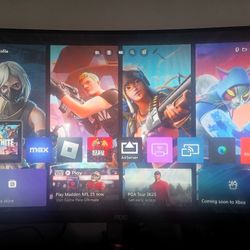 Xbox Series S +Curved Gaming Monitor