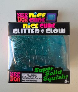 Needoh Glitter and Glow Cube