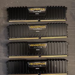 64GB RAM DDR4 ( 4 Sticks Of 16GB) VENGEANCE LPX