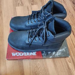 Wolverine steel toe boots size 11