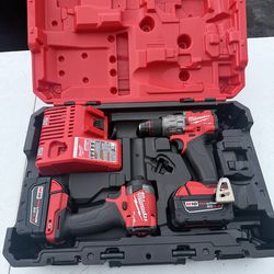 📌Milwaukee M18 FUEL 18V Lithium-Ion Brushless Cordless Hammer Drill and Impact Driver Combo Kit (2-Tool) with 2 Batteries) 👉PRECIO FIRME NO MENOS👉$