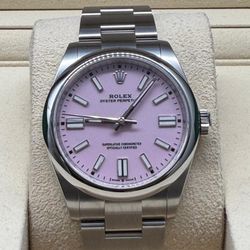 2026 Rolex Oyster Perpetual 41 Pink Oyster Bracelet Complete Set