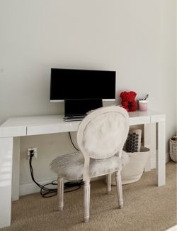 Pottery Barn Faux Fur Desk Chair — No Defects