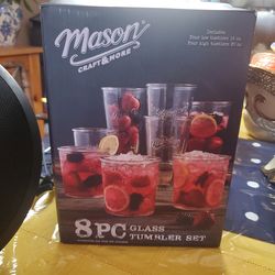 Mason tumbler set